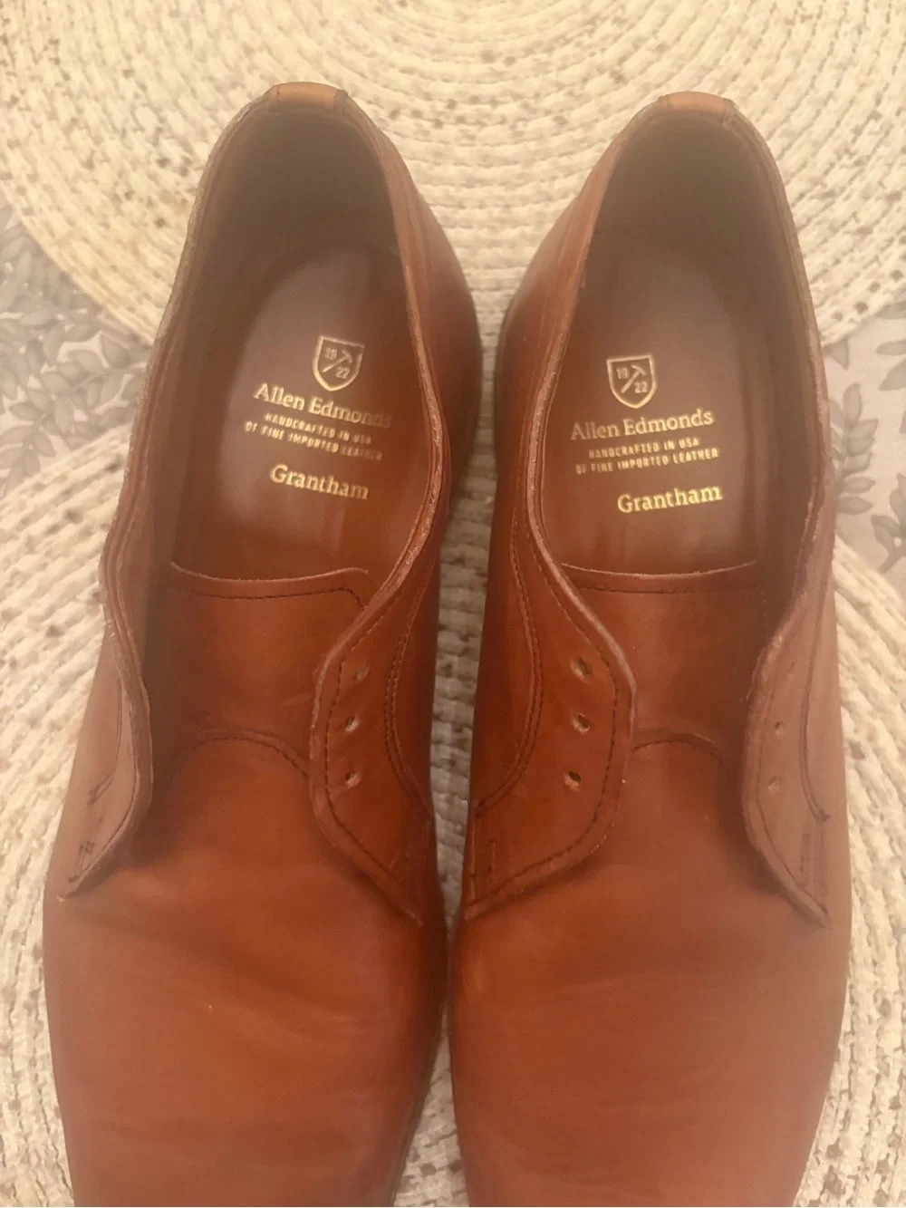 Allen Edmonds Brown Leather Shoes Preowned